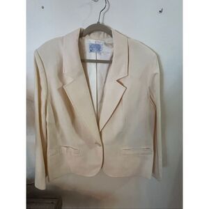 Pendleton Cream Wool Blazer